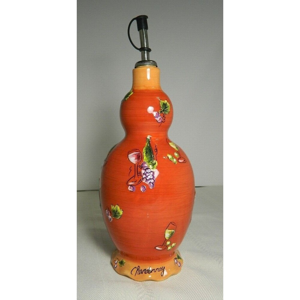 Bella Casa by Ganz Oil & Vinegar Dispenser Bottle 10.5" Tall